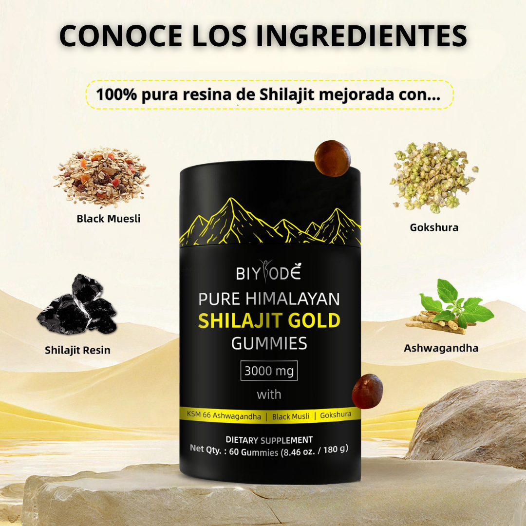 Gominolas potenciadoras -SHILAJIT-