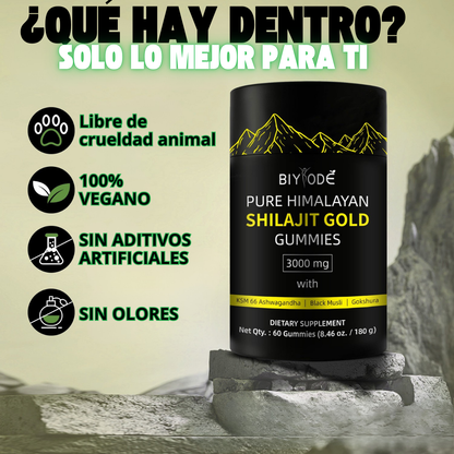 Gominolas potenciadoras -SHILAJIT-